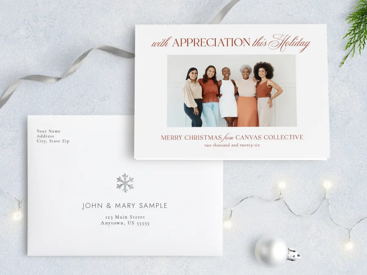 Front with Envelope Design