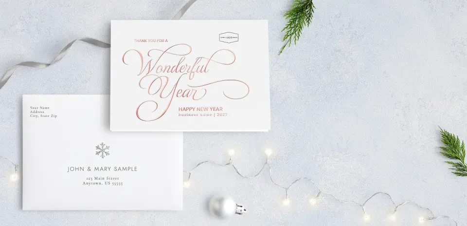 Front with Envelope Design