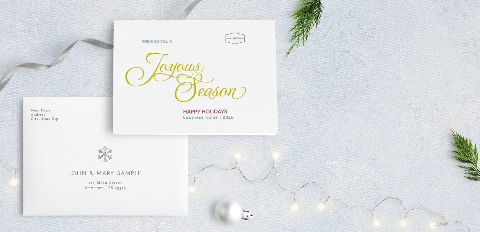 Front with Envelope Design
