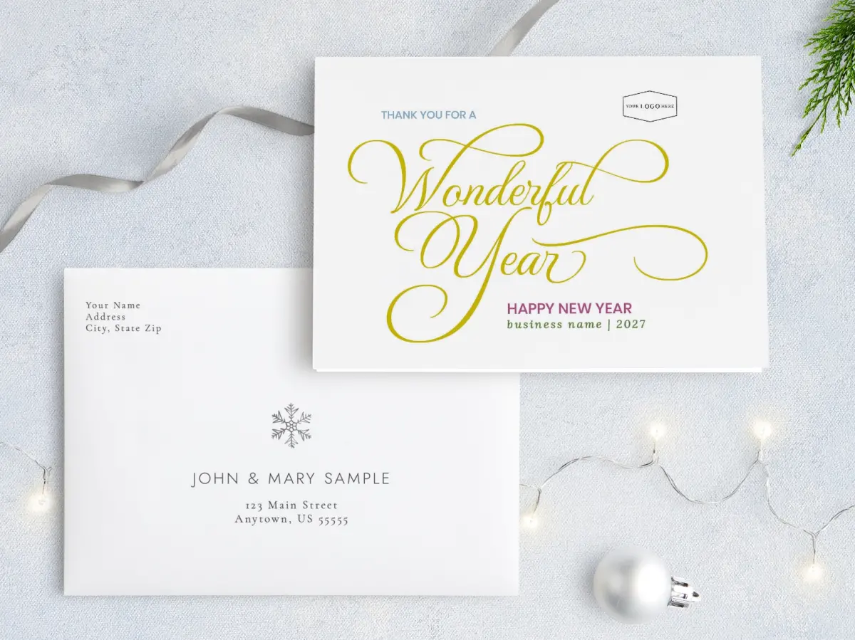 Front with Envelope Design