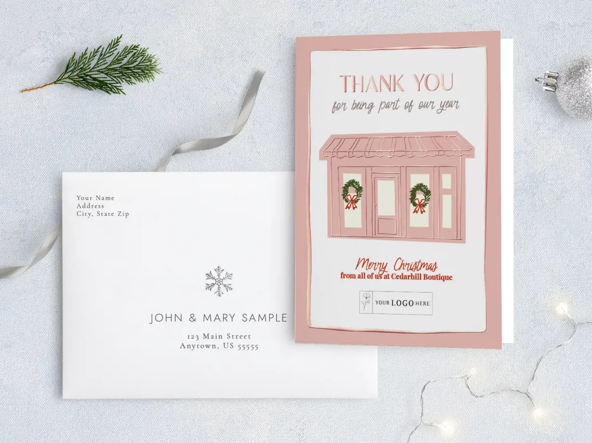 Front with Envelope Design