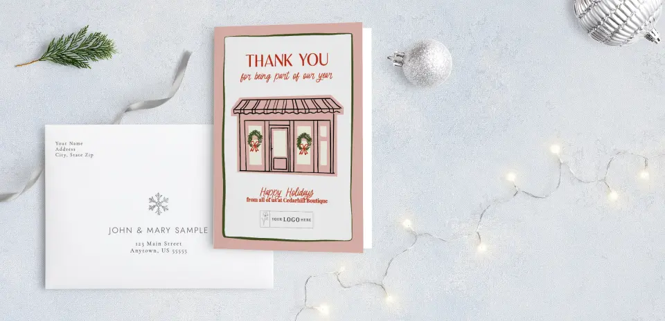 Front with Envelope Design
