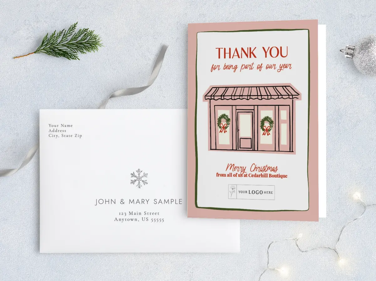 Front with Envelope Design