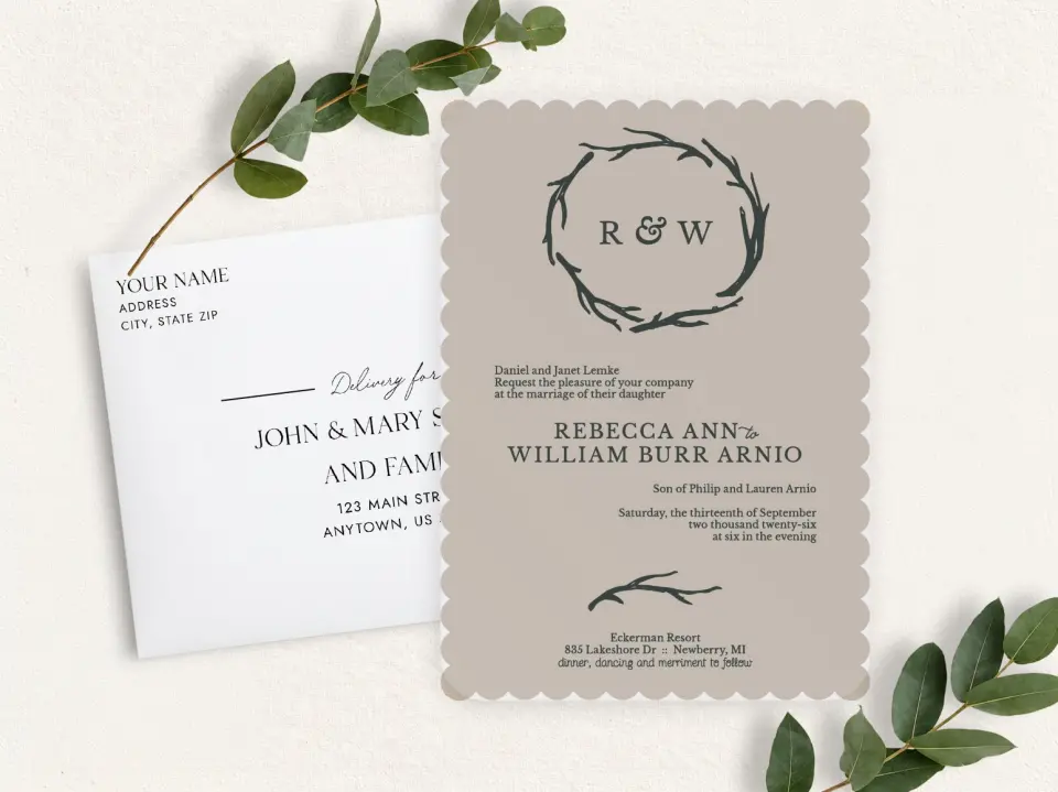 Front & Envelope