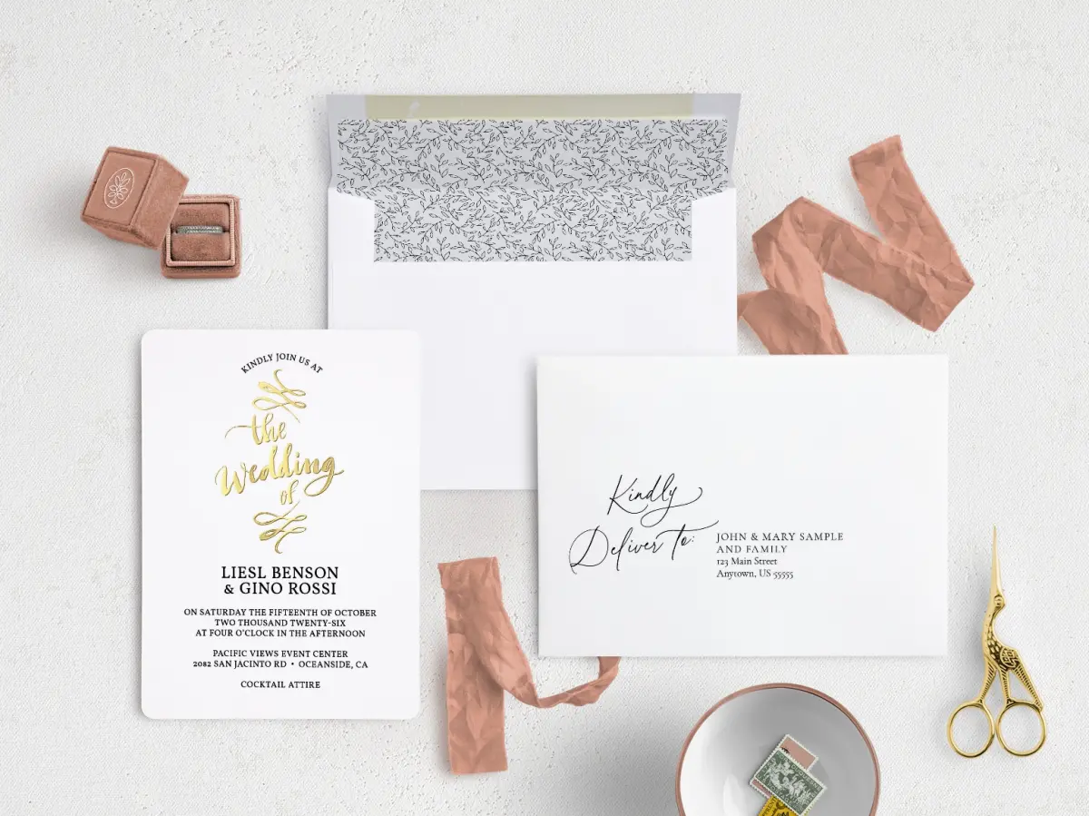 Front with Envelope Liner
