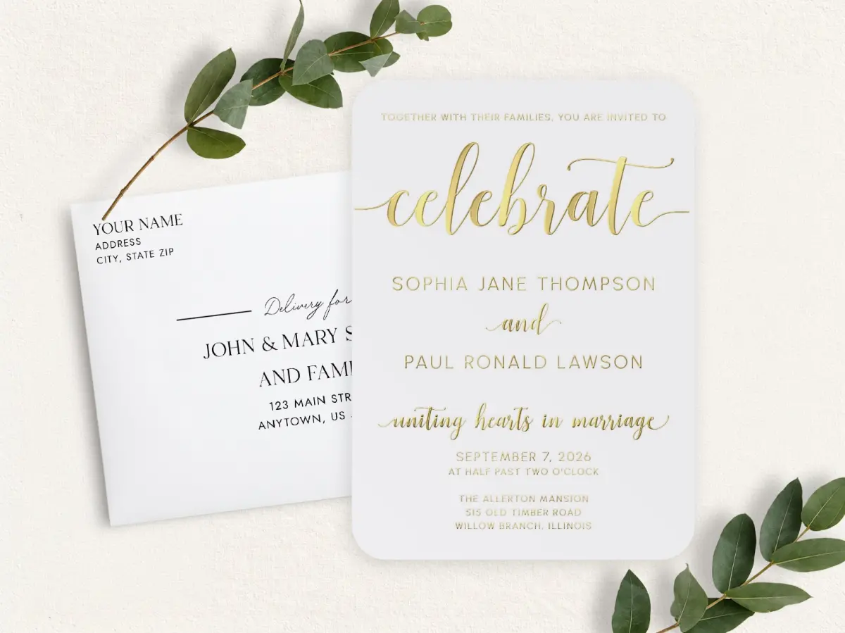 Front & Envelope