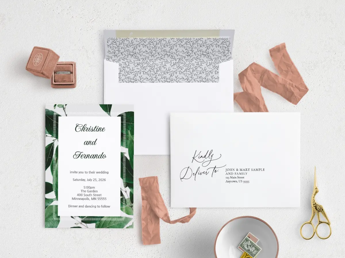 Front with Envelope Liner