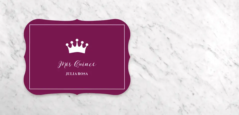 Save the Date Card Back