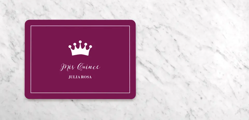 Save the Date Card Back