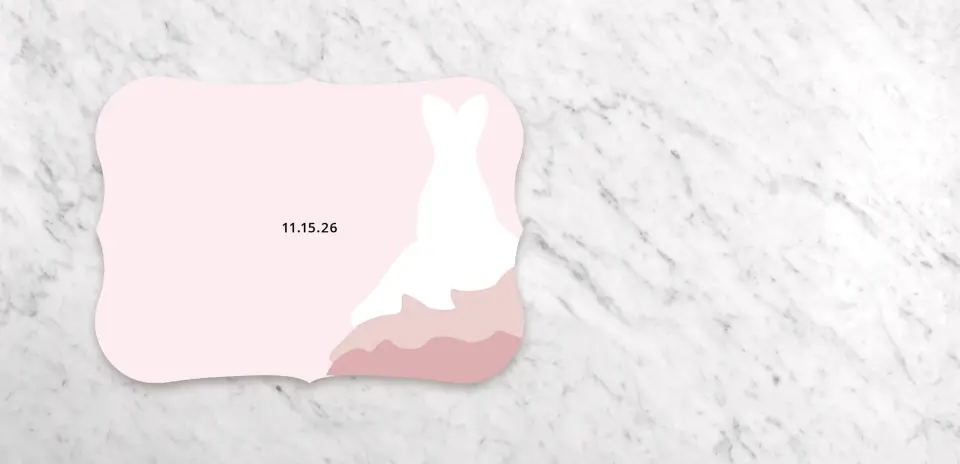 Save the Date Card Back