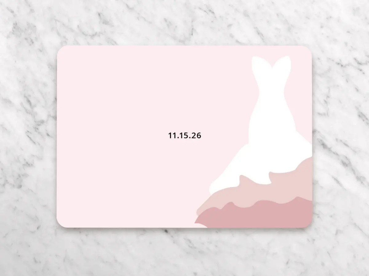Save the Date Card Back