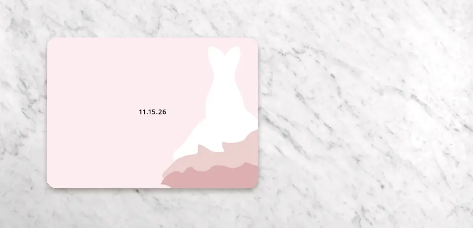 Save the Date Card Back