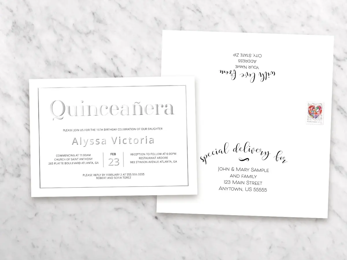 Invitation with Optional Products