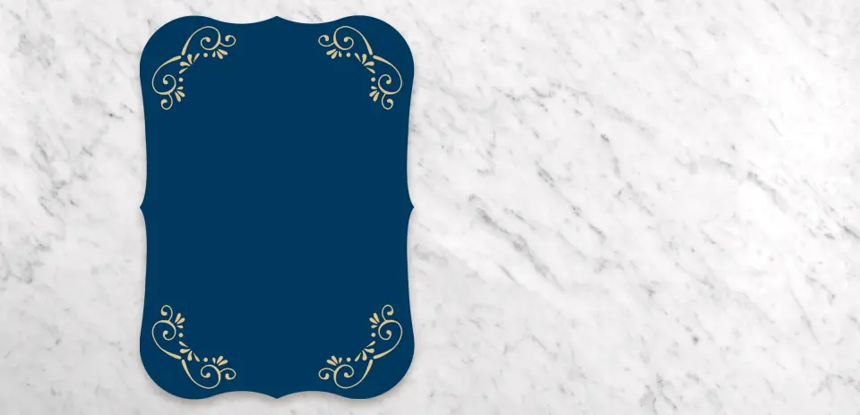 Save the Date Card Back
