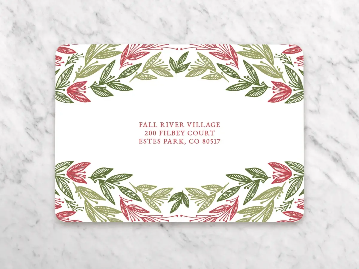 Save the Date Card Back