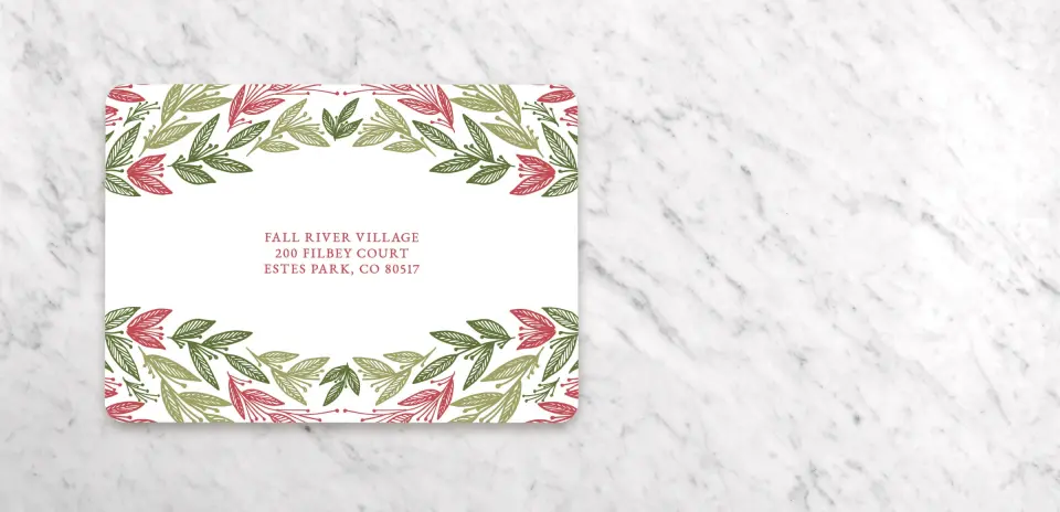 Save the Date Card Back