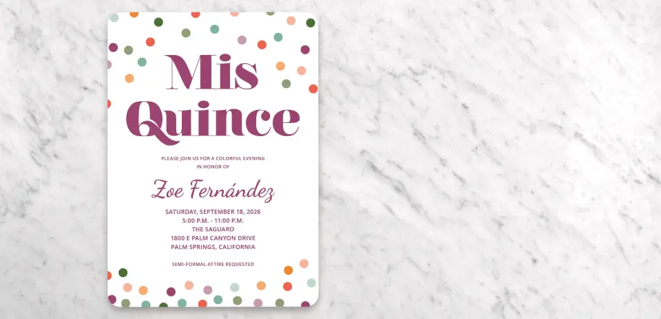 Save the Date Card Front