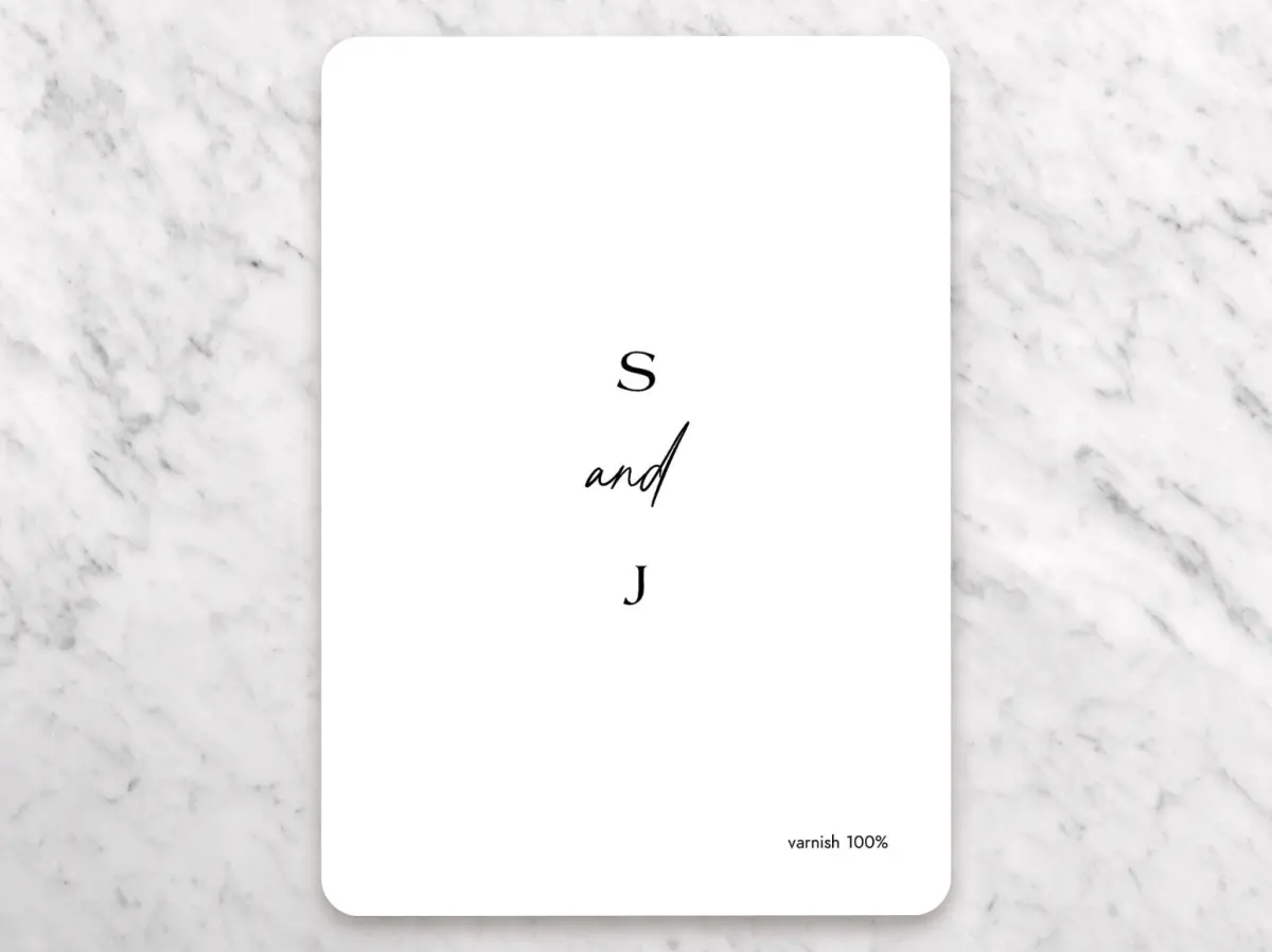 Save the Date Card Back