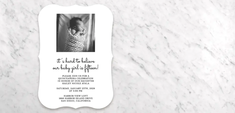 Save the Date Card Back