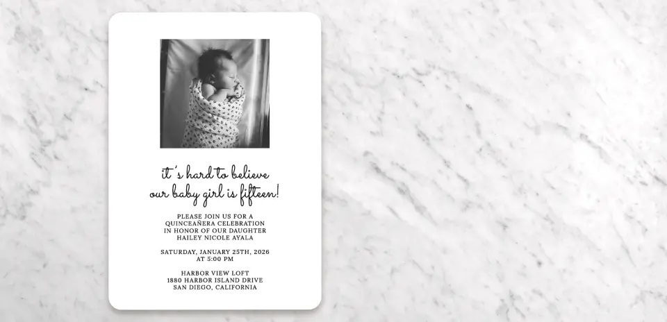Save the Date Card Back