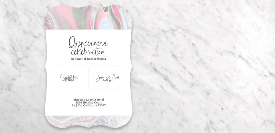 Save the Date Card Back
