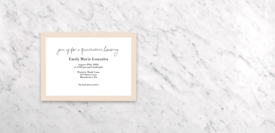 Invitation Back