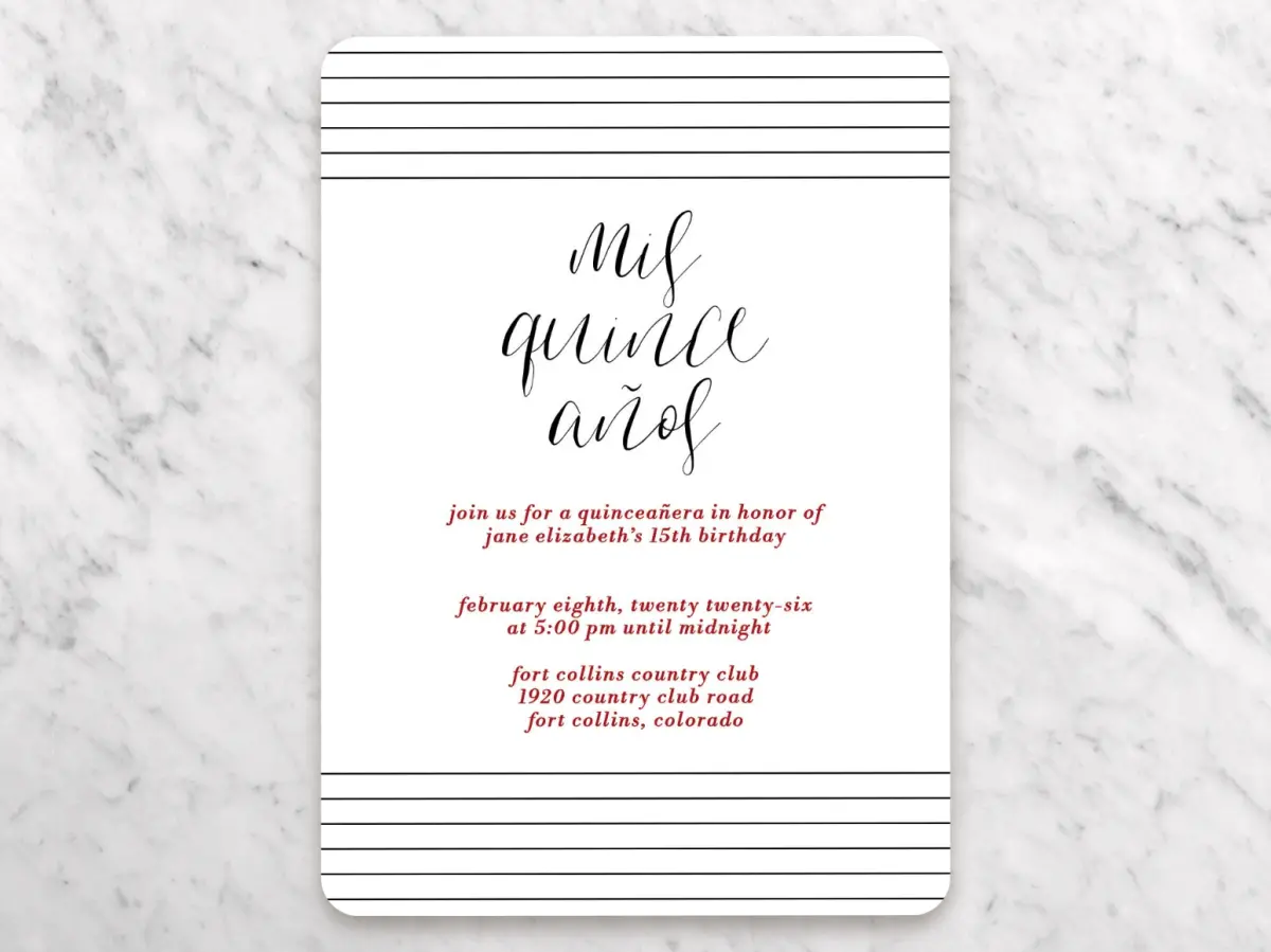 Save the Date Card Back
