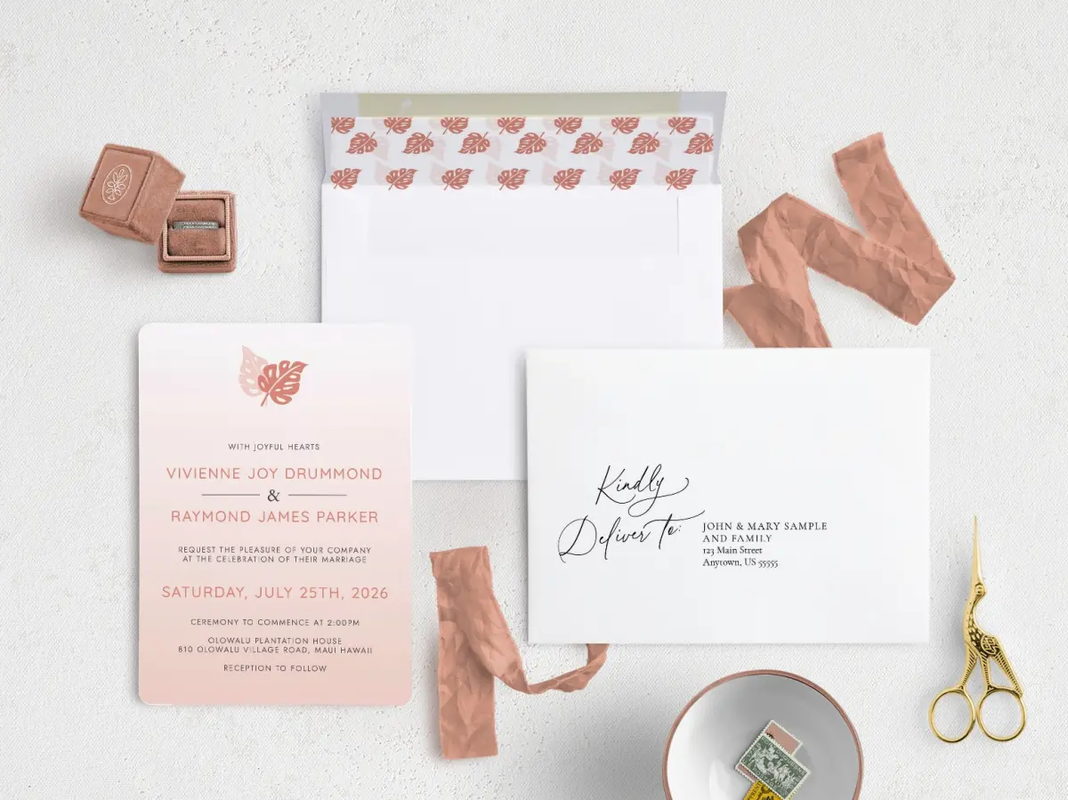 Front with Envelope Liner