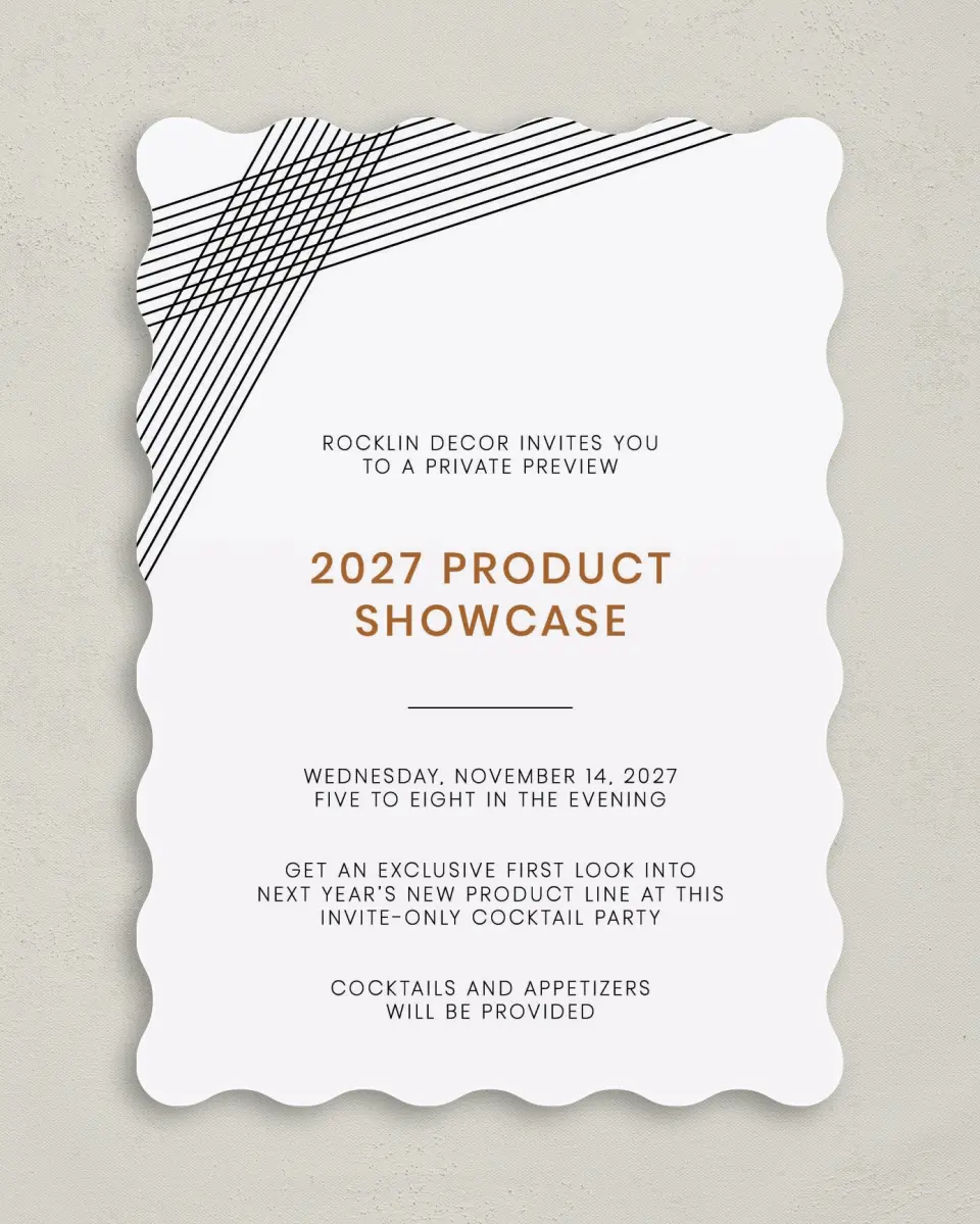 This is a 5" x 7" Wavy Gala Invitation called Debut Celebration printed in full color
