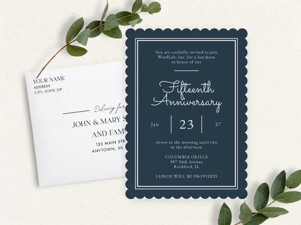 Front & Envelope