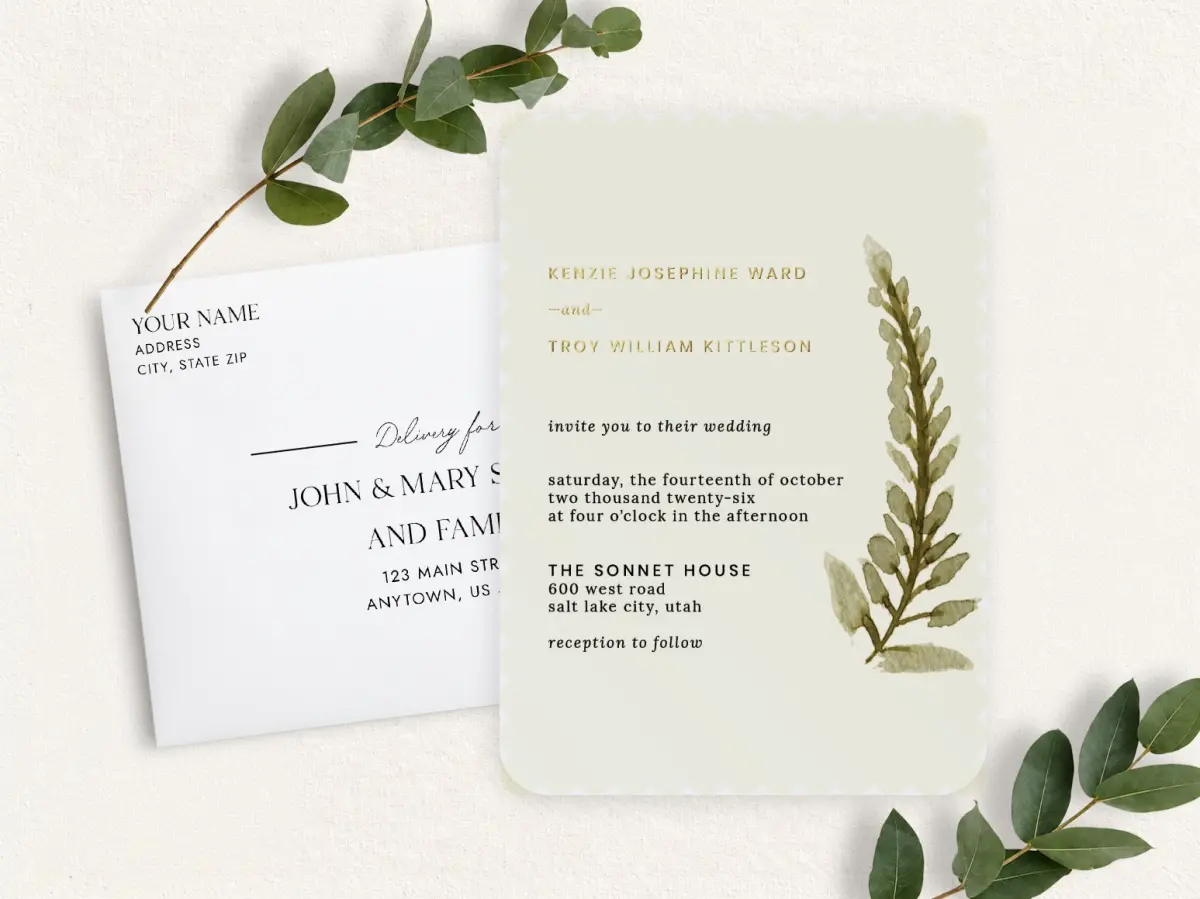Front & Envelope