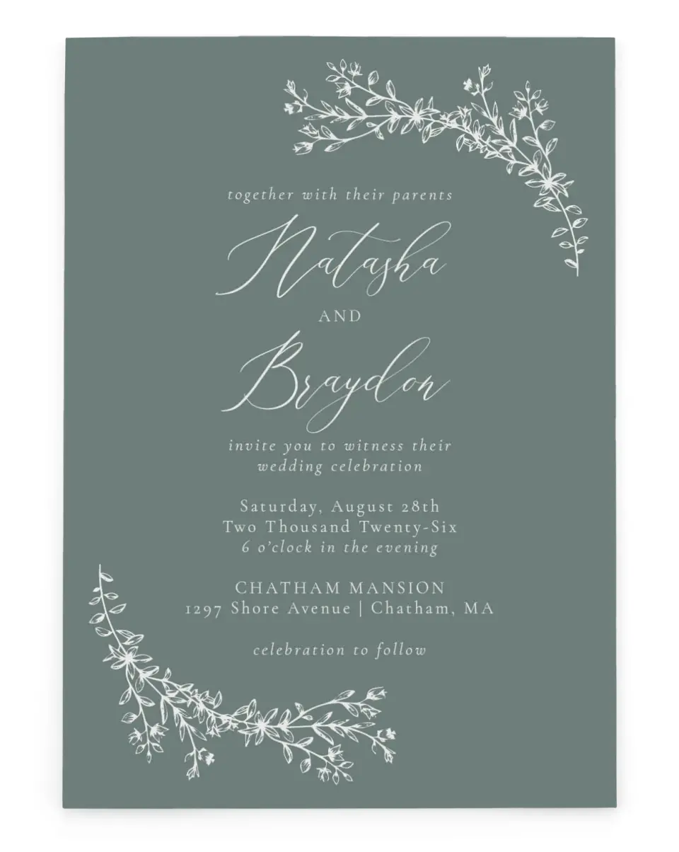 Married Monogram Wedding Coasters