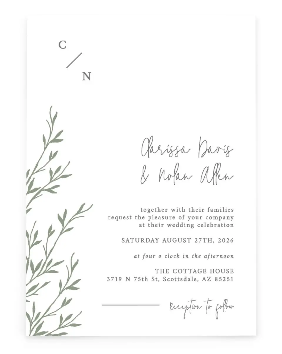 Married Monogram Wedding Coasters