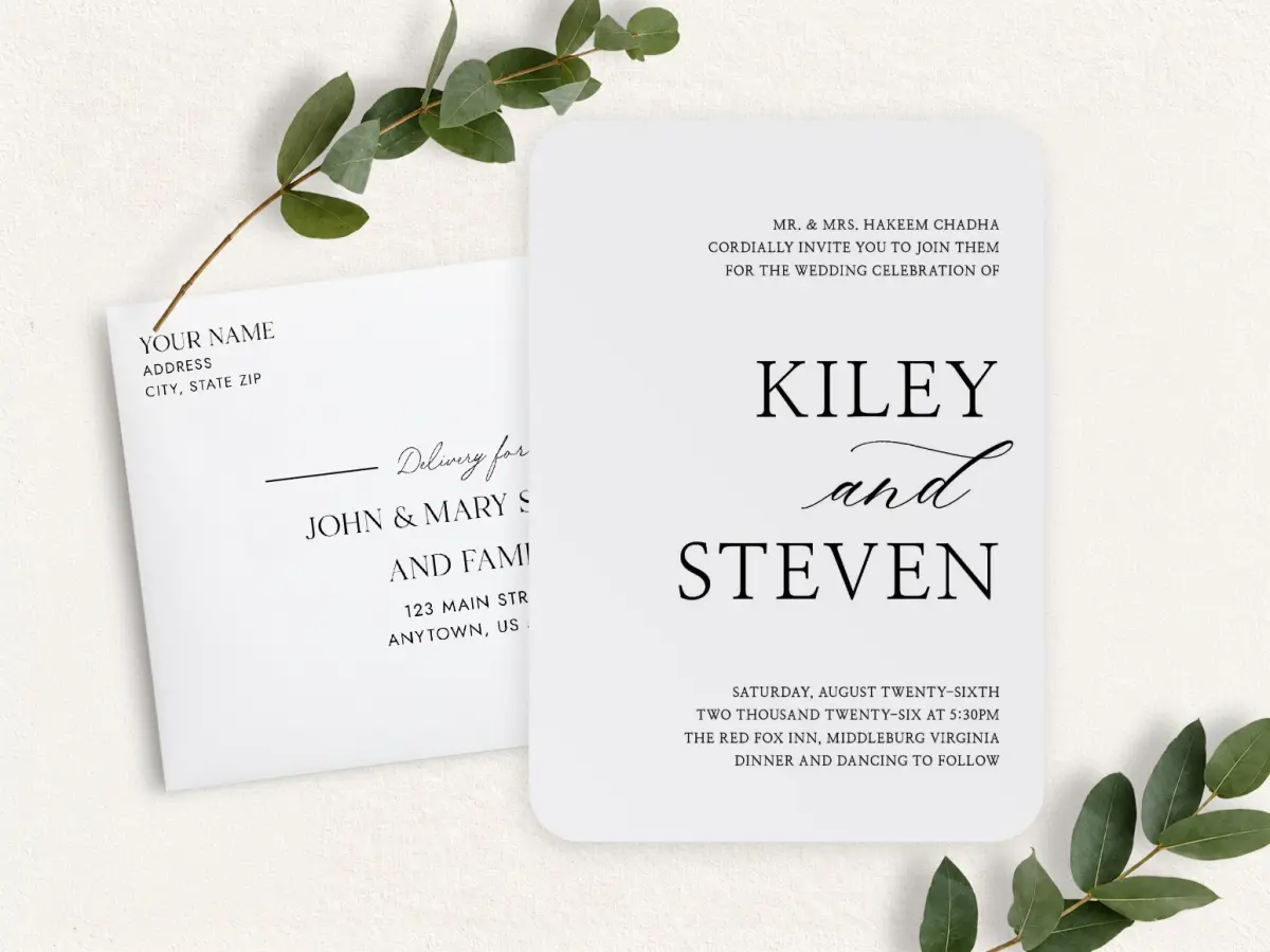 Front & Envelope