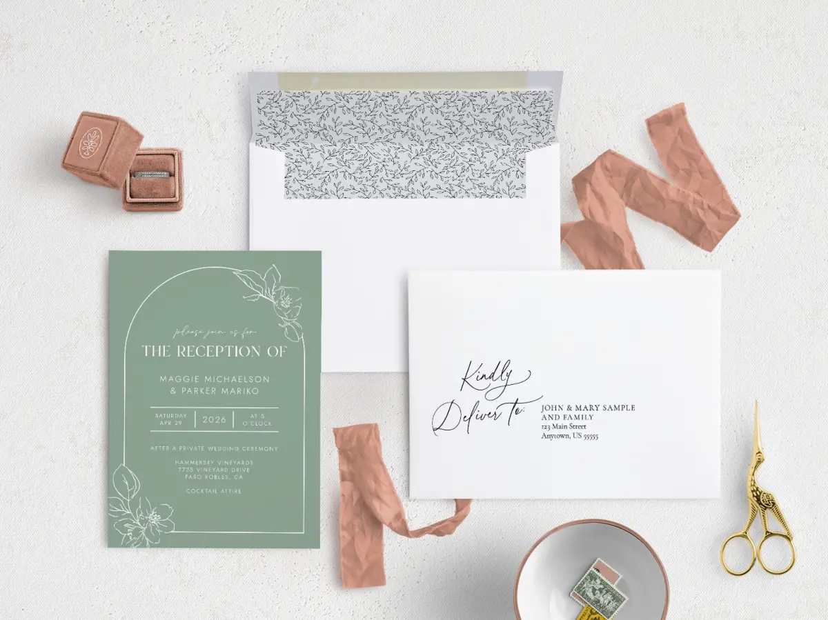 Front with Envelope Liner