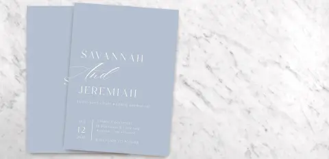 The Savannah Rectangle Wedding Invitations | Truly Engaging
