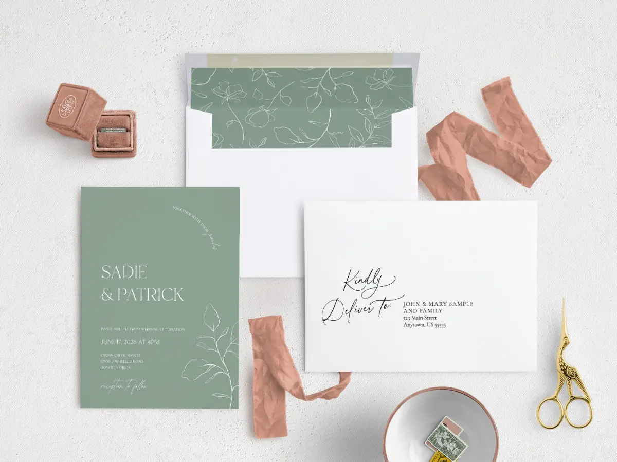 Front with Envelope Liner