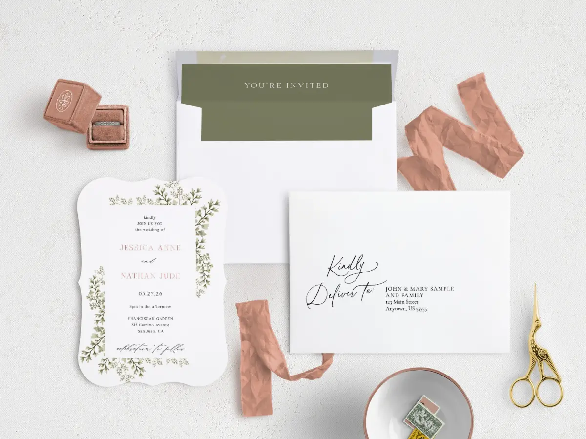 Front with Envelope Liner