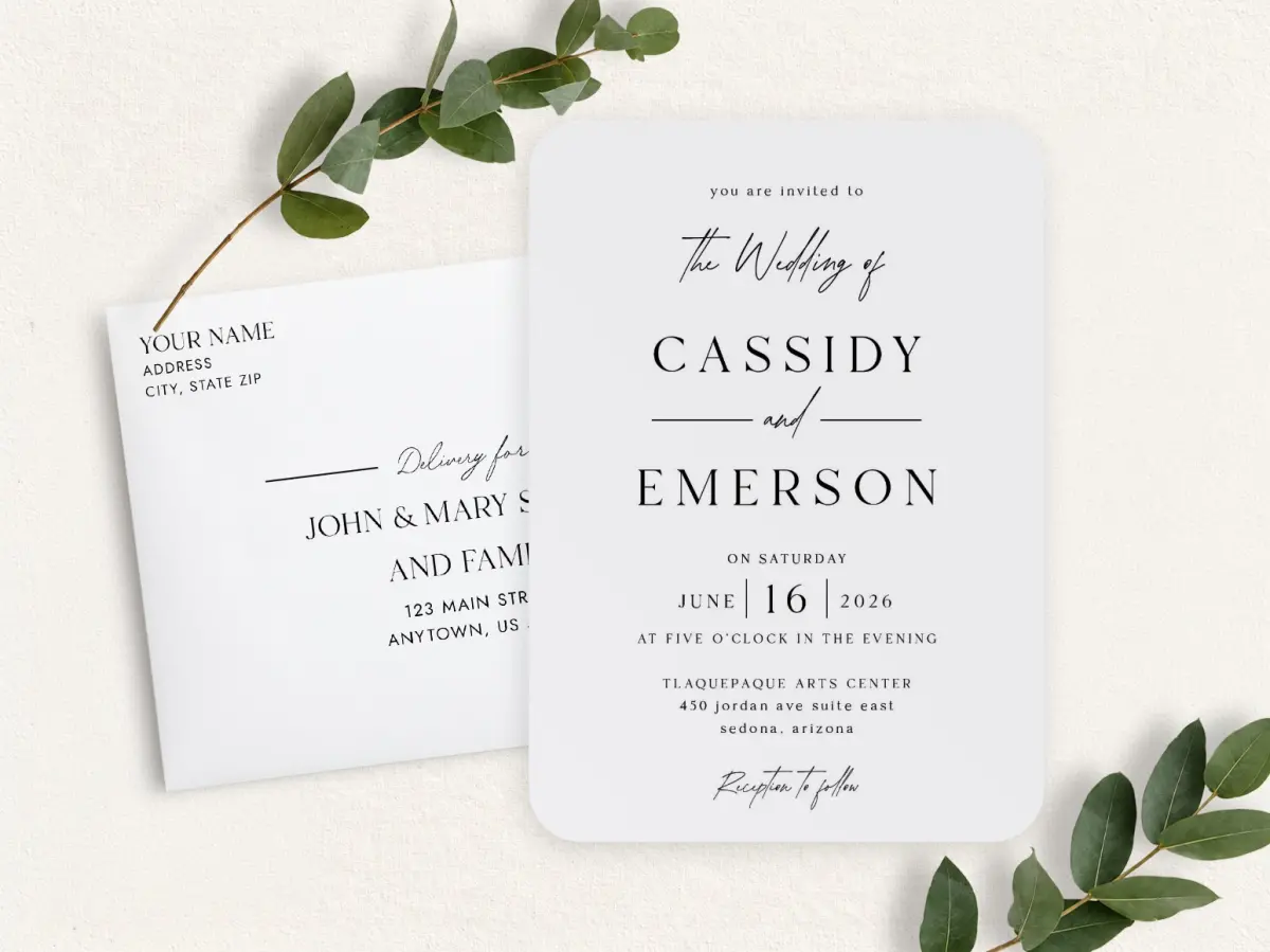 Front & Envelope