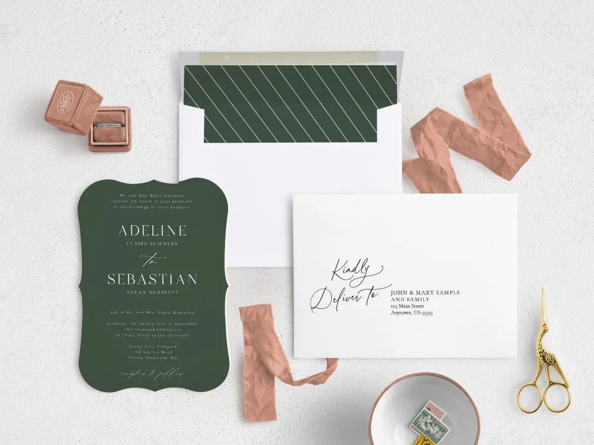 Front with Envelope Liner