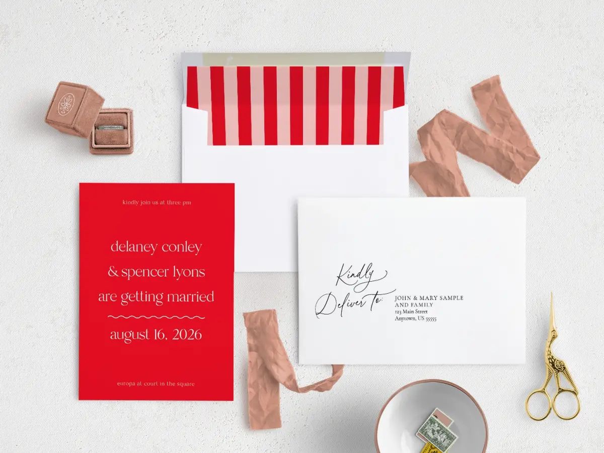 Front with Envelope Liner