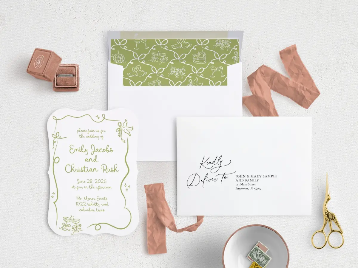 Front with Envelope Liner