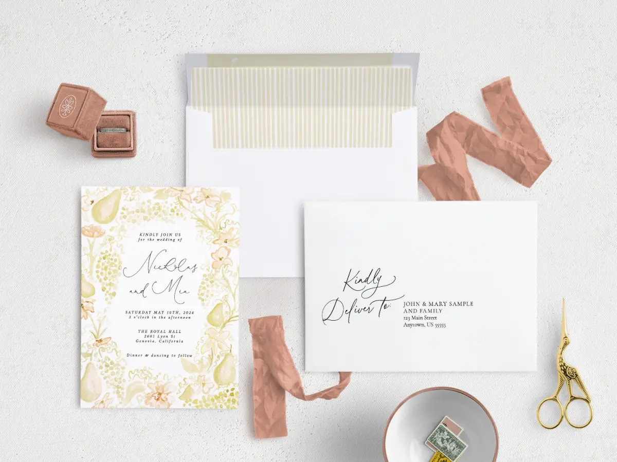 Front with Envelope Liner
