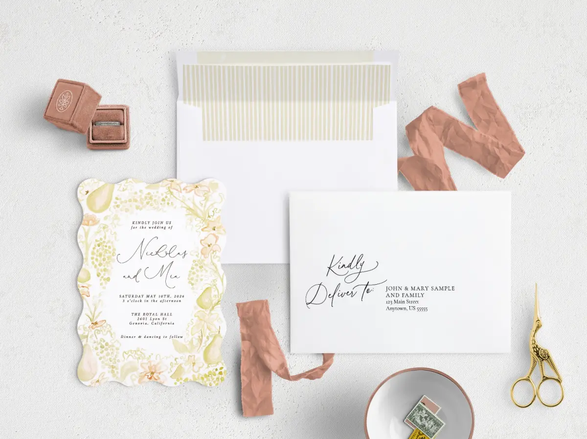 Front with Envelope Liner