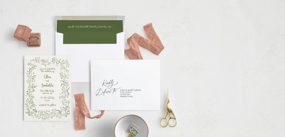 Front with Envelope Liner