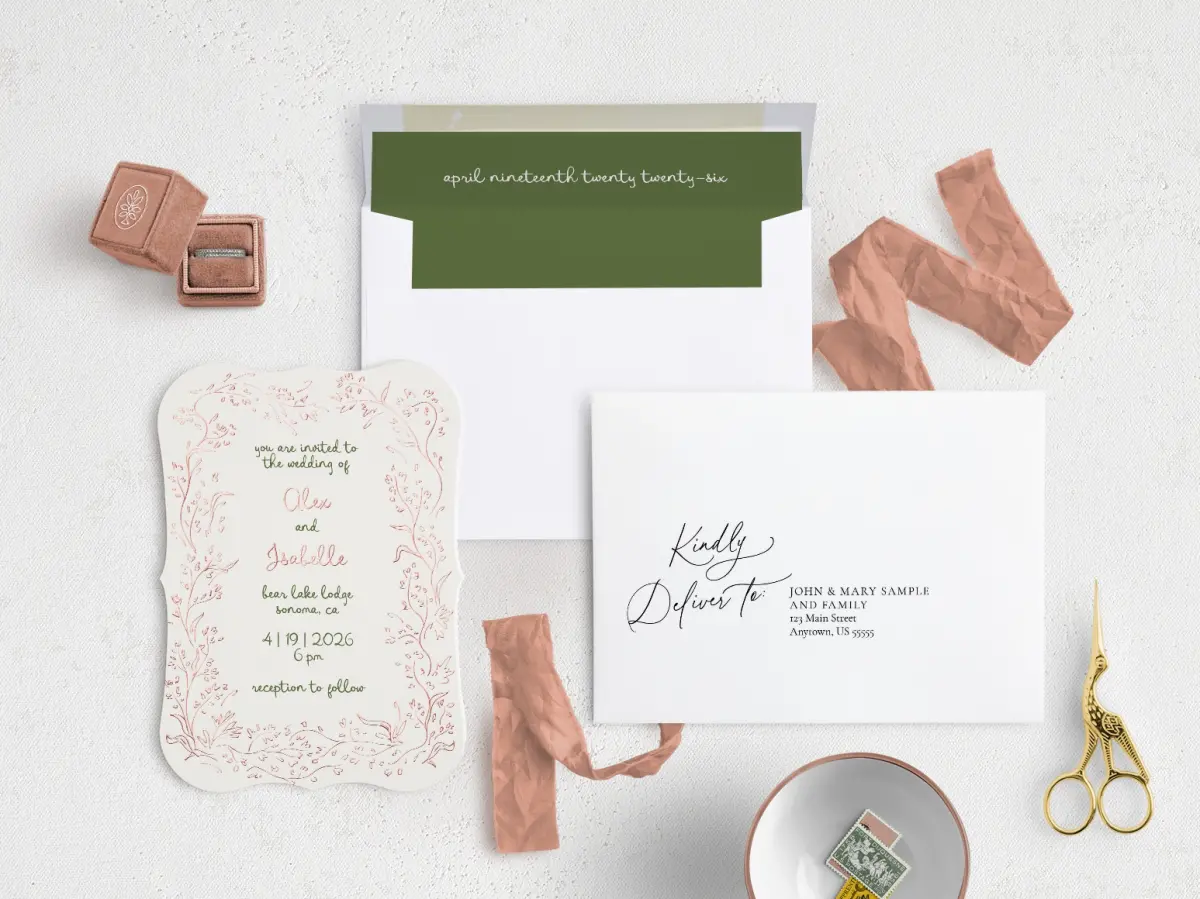 Front with Envelope Liner