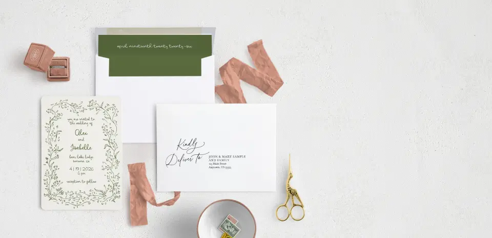 Front with Envelope Liner