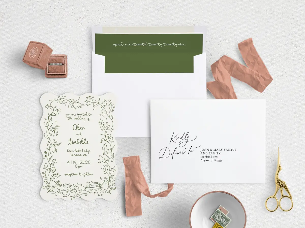 Front with Envelope Liner
