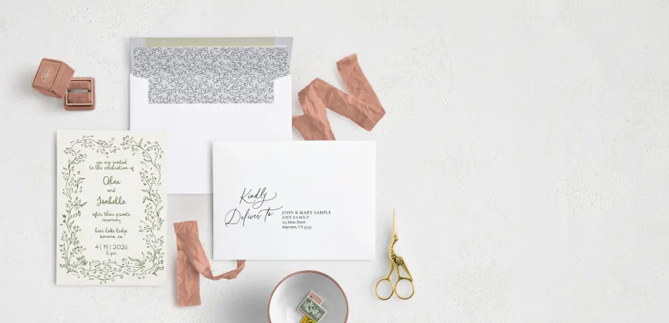 Front with Envelope Liner