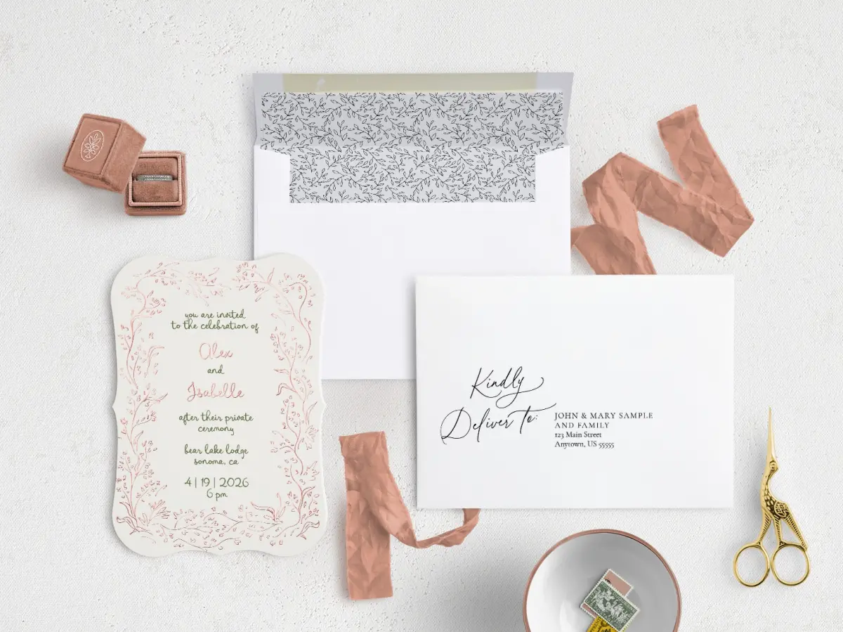 Front with Envelope Liner